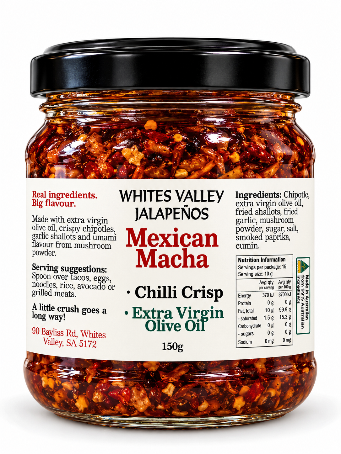 Mexican Macha (Chipotle Chilli Crisp)