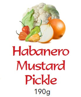 Habanero Mustard Pickle