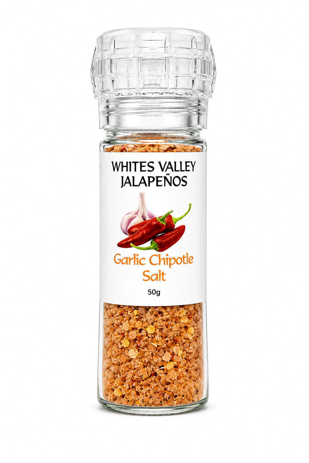 Garlic Chipotle Salt Grinder