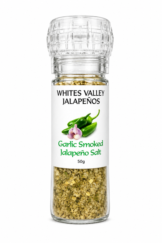 Garlic Smoked Jalapeño Salt Grinder