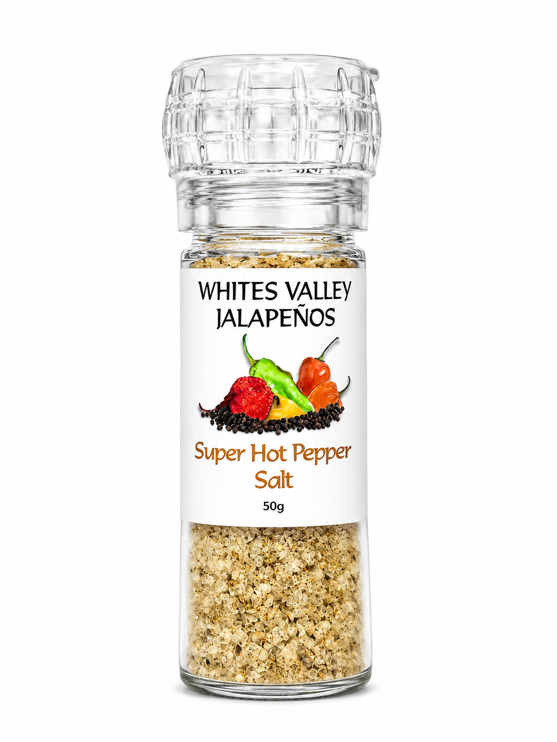 Super Hot Pepper Salt Grinder